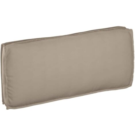 Pallet Cushion for suitable for Seat / Backrest with Pillow Taupe vidaXL