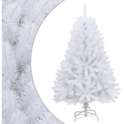 Artificial Hinged Christmas Tree with Stand White 150 cm vidaXL (1/5)