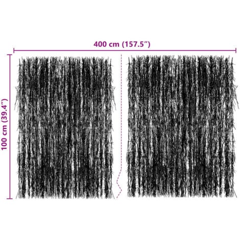 Brushwood Fence 400x100 cm vidaXL