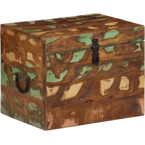 Solid wood deals storage trunk