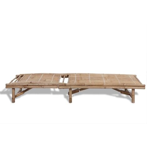 Sun Lounger Bamboo vidaXL