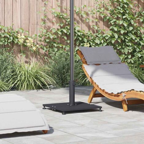 Outdoor Umbrella Base Dark grey 45 x 45 x 31 cm Steel vidaXL (1/5)