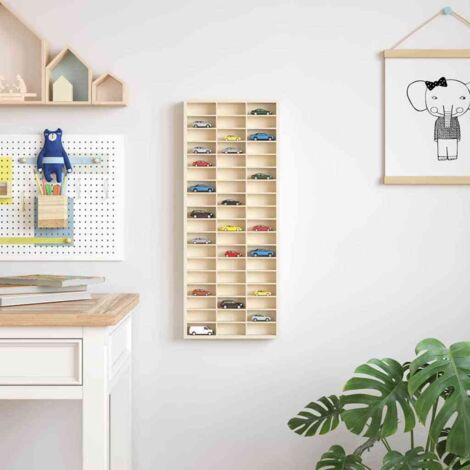 Display Case Brown 30 x 4.5 x 75 cm Engineered wood vidaXL (1/5)