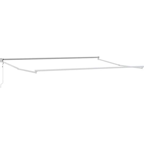 Awning White 4.5 x 3 m Metal vidaXL