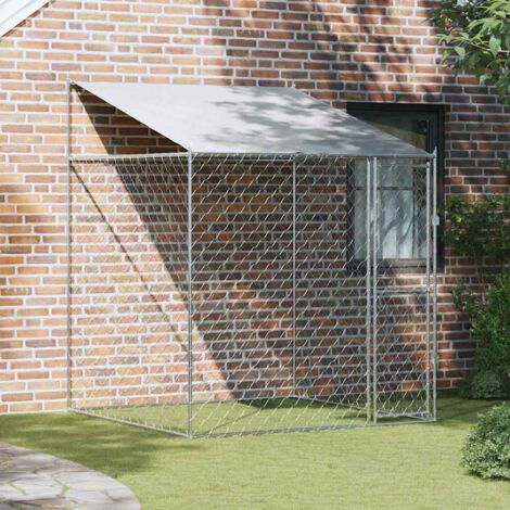 Dog Cage 200 x 200 x 258 cm Steel and PE vidaXL (1/5)