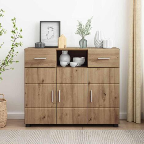 Sideboard Artisan oak 88.5 x 30.5 x 73 cm Engineered wood vidaXL