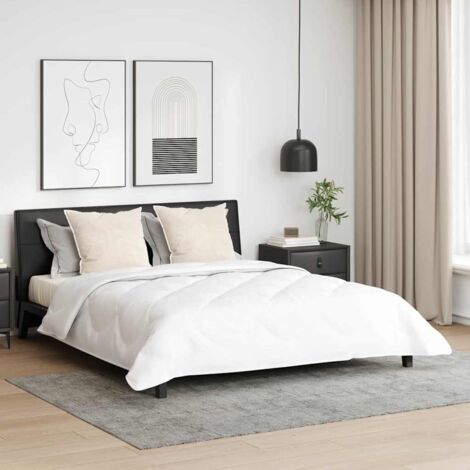 Duvet with Pillow 3 pcs White Microfibre vidaXL