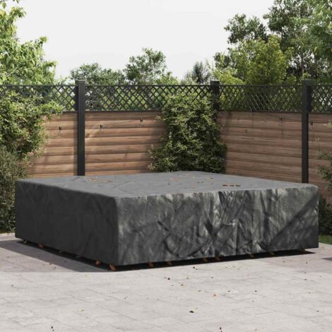 Outdoor Furniture Cover Black 275 x 275 x 70 cm 420D vidaXL