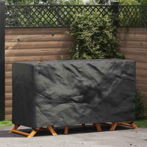 Outdoor Furniture Cover Black 180 x 70 x 90 cm 210D vidaXL