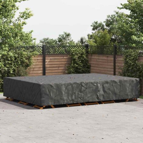 Outdoor Furniture Cover Black 400 x 300 x 70 cm 210D vidaXL