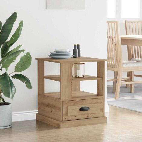 Bedside Cabinet Artisan oak 50 x 50 x 60 cm Engineered wood vidaXL