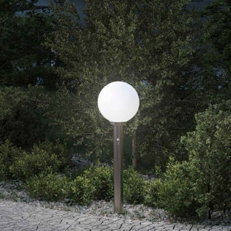 Bollard Light with Sensor 80 cm Stainless Steel IP44 vidaXL (1/5)