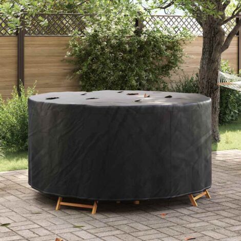 Outdoor Furniture Cover Black 182 x 182 x 85 cm 210D fabric vidaXL