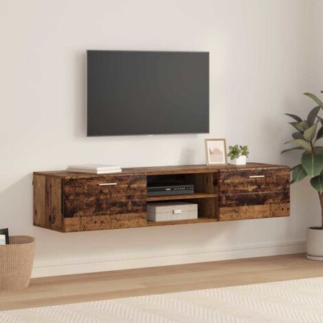 TV Cabinet with Shelf Old wood 150 x 39 x 30 cm Engineered wood vidaXL (1/5)