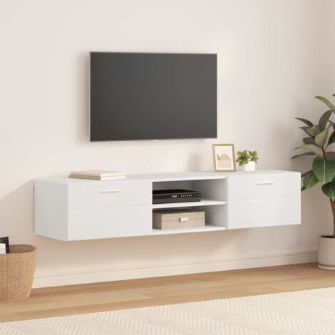 TV Cabinet with Drawer White 150 x 39 x 30 cm Engineered wood vidaXL