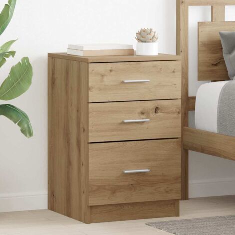 Bedside Cabinet Artisan oak 40 x 40 x 63 cm Engineered wood vidaXL (1/5)