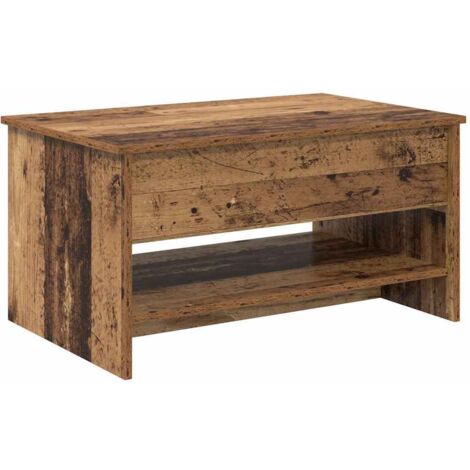 Coffee Table Old wood 80 x 50.5 x 41.5 cm Engineered wood vidaXL