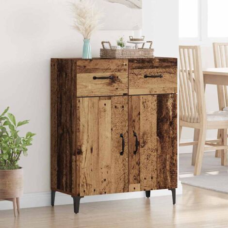 Sideboard Old wood 34 x 69.5 x 90 cm Engineered wood vidaXL (1/5)