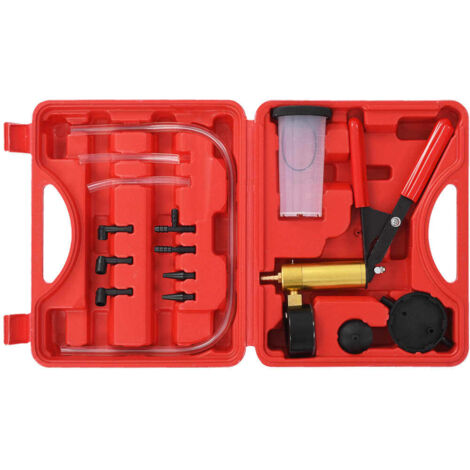 Brake Bleeder and Vacuum Pump Kit vidaXL
