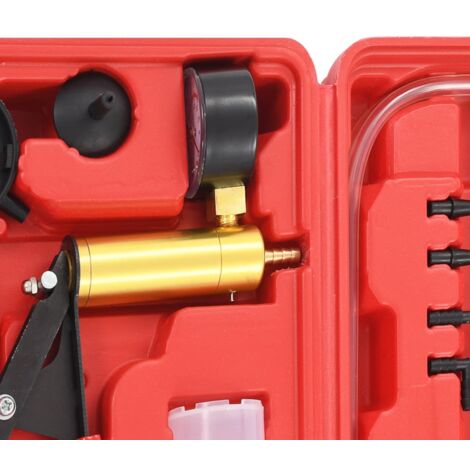Brake Bleeder and Vacuum Pump Kit vidaXL