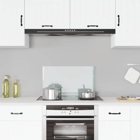 Kitchen Backsplash Transparent 70 x 40 cm Tempered Glass vidaXL