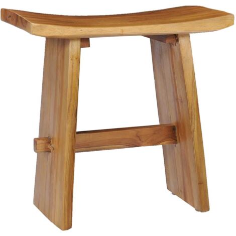 Stool Solid Teak Wood vidaXL