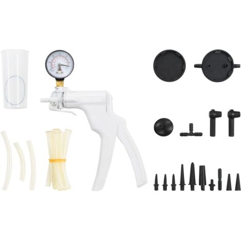 Brake Bleeder and Vacuum Pump Kit vidaXL