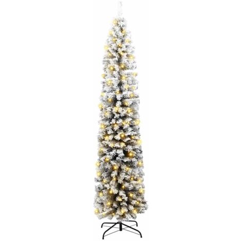 Artificial Christmas Tree with 300 LEDs with Stand Green 210 cm vidaXL