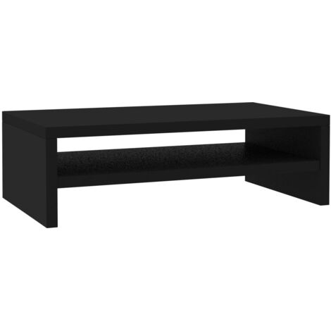 Monitor Stand Black 42x24x13 cm Engineered Wood vidaXL