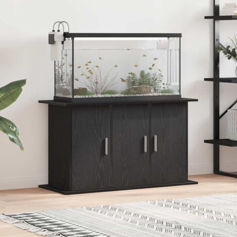 Aquarium Stand Black Oak 101x41x58 cm Engineered Wood vidaXL