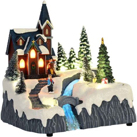 Christmas Village Decoration Multicolour 20.5 x 17 x 21 cm vidaXL
