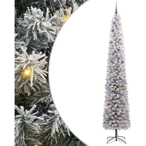 Artificial Christmas Tree with 300 LEDs with Stand Green 270 cm vidaXL