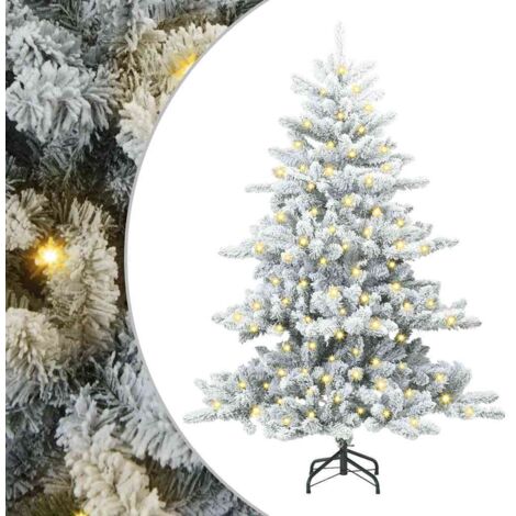Artificial Hinged Christmas Tree with 150 LEDs 150 cm PVC vidaXL (1/5)