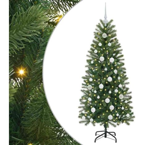 Artificial Christmas Tree with 150 LEDs Green 150 cm PE and PVC vidaXL