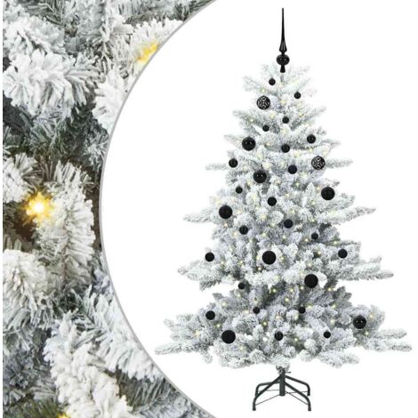 Artificial Hinged Christmas Tree with 150 LEDs 150 cm PVC vidaXL (1/5)