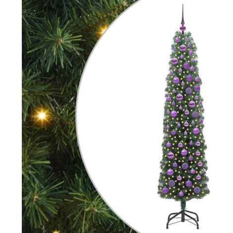 Artificial Christmas Tree with 300 LEDs with Stand Green 180 cm vidaXL