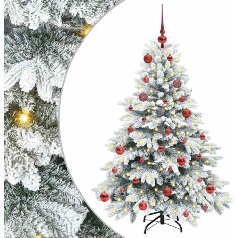 Artificial Christmas Tree with 150 LEDs Green 150 cm PE and PVC vidaXL