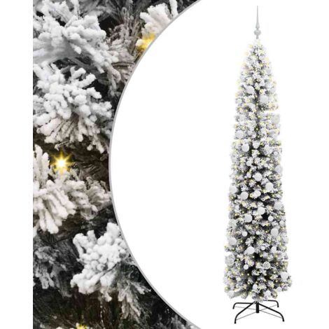 Artificial Christmas Tree with 300 LEDs with Stand Green 210 cm vidaXL