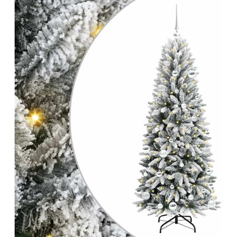 Artificial Christmas Tree with 150 LEDs with Stand White 150 cm vidaXL (1/5)