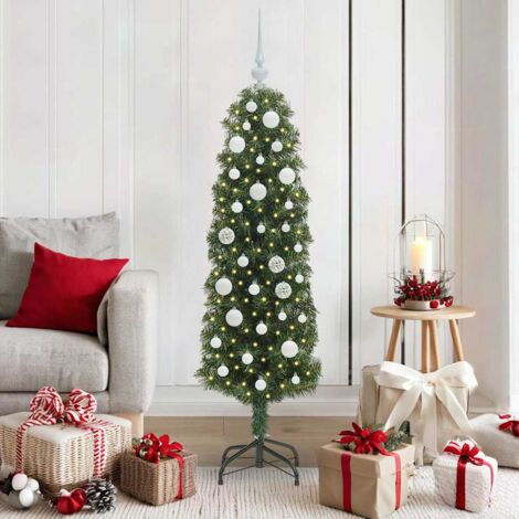 Artificial Christmas Tree with 150 LEDs with Stand Green 150 cm vidaXL
