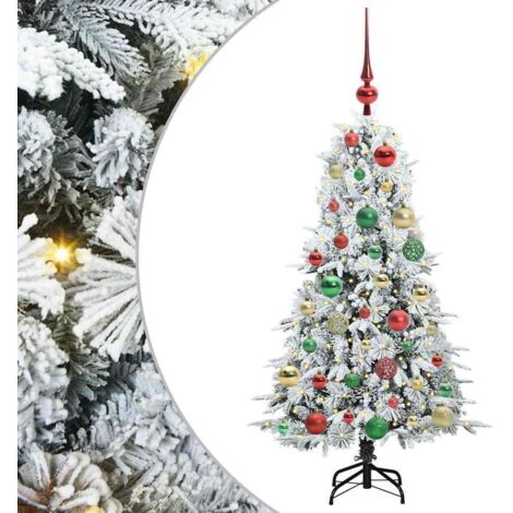 Artificial Hinged Christmas Tree Green 120 cm PE and PVC vidaXL (1/5)
