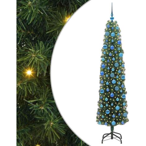 Artificial Christmas Tree with 300 LEDs with Stand Green 180 cm vidaXL