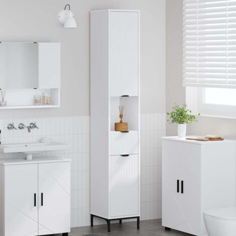 Bathroom Cabinet White 31.5 x 33 x 190 cm vidaXL (1/5)
