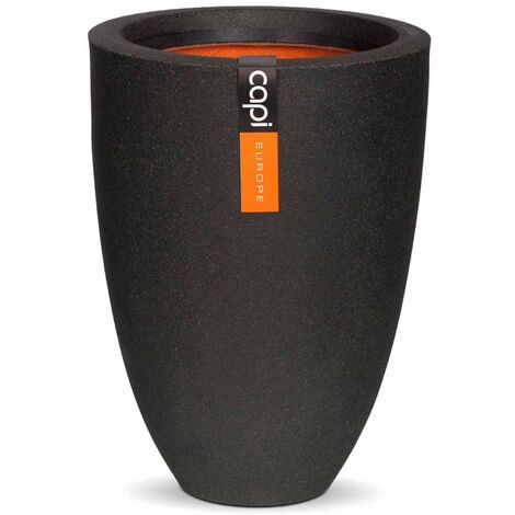 Vase Urban Smooth Elegant Low 26x36 cm Black KBL781 Capi