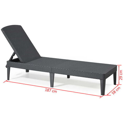 Keter chaise lounge discount cushions