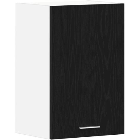 Hanging Cabinet Black Oak 40x31x60 cm Engineered Wood vidaXL (1/5)