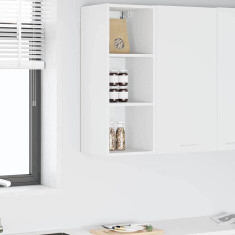 Hanging Cabinet Riga White 30 x 29.5 x 80 cm Engineered Wood vidaXL (1/5)