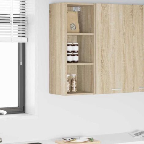 Hanging Cabinet Sonoma Oak 30 x 29.5 x 80 cm Engineered Wood vidaXL (1/5)