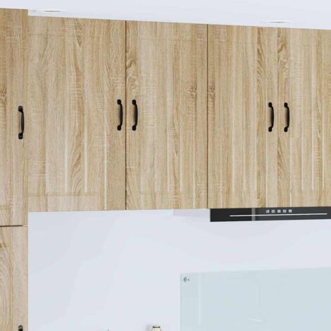 Wall Cabinet LUCCA Sonoma Oak 40 x 31 x 80 cm Engineered Wood vidaXL