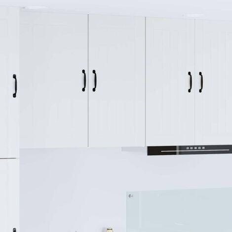 Wall Cabinet LUCCA High Gloss White 40 x 31 x 80 cm vidaXL